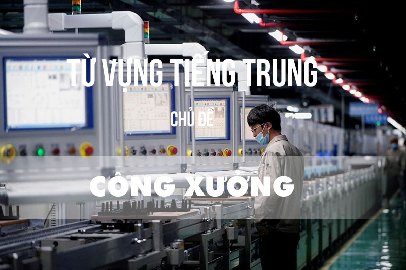 Từ vựng tiếng Trung chủ đề công xưởng