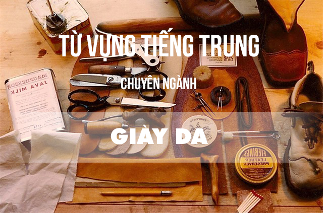 Từ vựng tiếng Trung chuyên ngành giày da